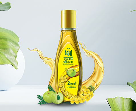 Bajaj Sarson Amla Hair Oil Non-Sticky