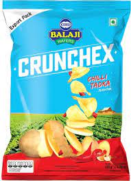Balaji Wafers Crunchex Chilli Tadaka Flavour