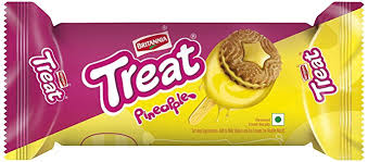 Biscuit Britannia Treat Pineapple