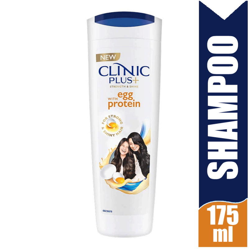 Clinic Plus + Strength And Shine With Egg Protein Shampoo