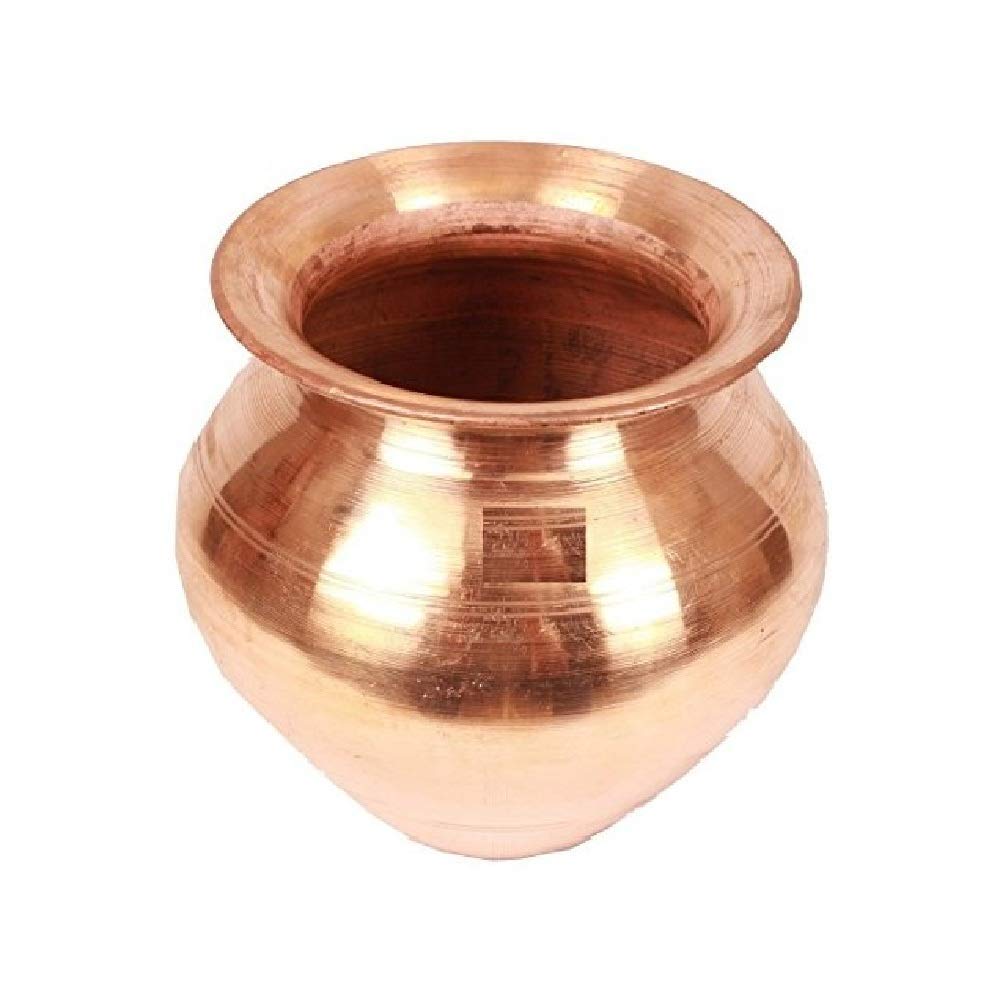 Pooja Lota Plain Round