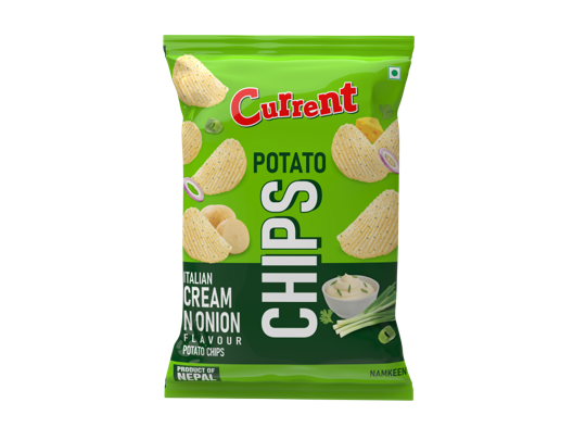 Current Potato Chips Italian Cream N Onion 45 g