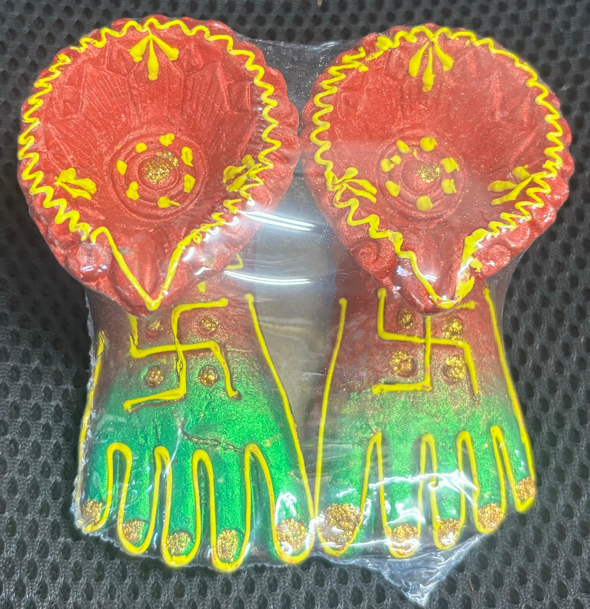 Diwali Laxmi Paduka Diya 3x1 inch
