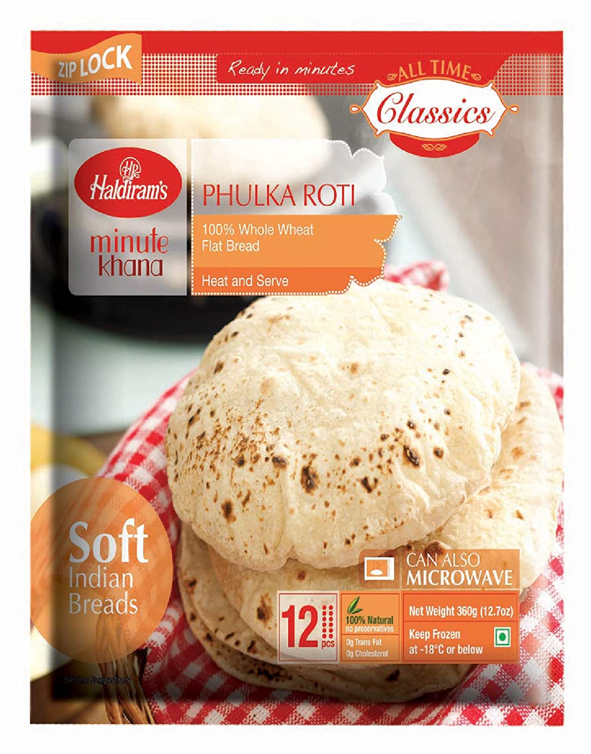 Frozen Haldiram Phulka Roti
