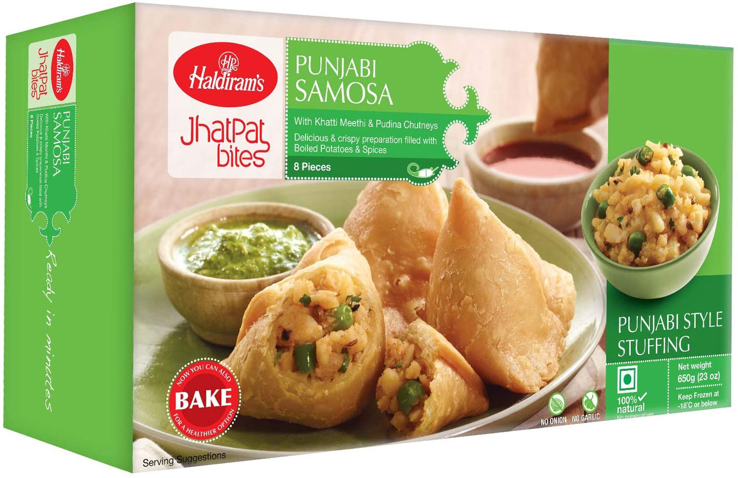 Frozen Haldiram Punjabi Samosa 8 Pic