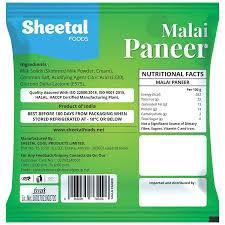 Frozen Sheetal Malai Paneer Cubes