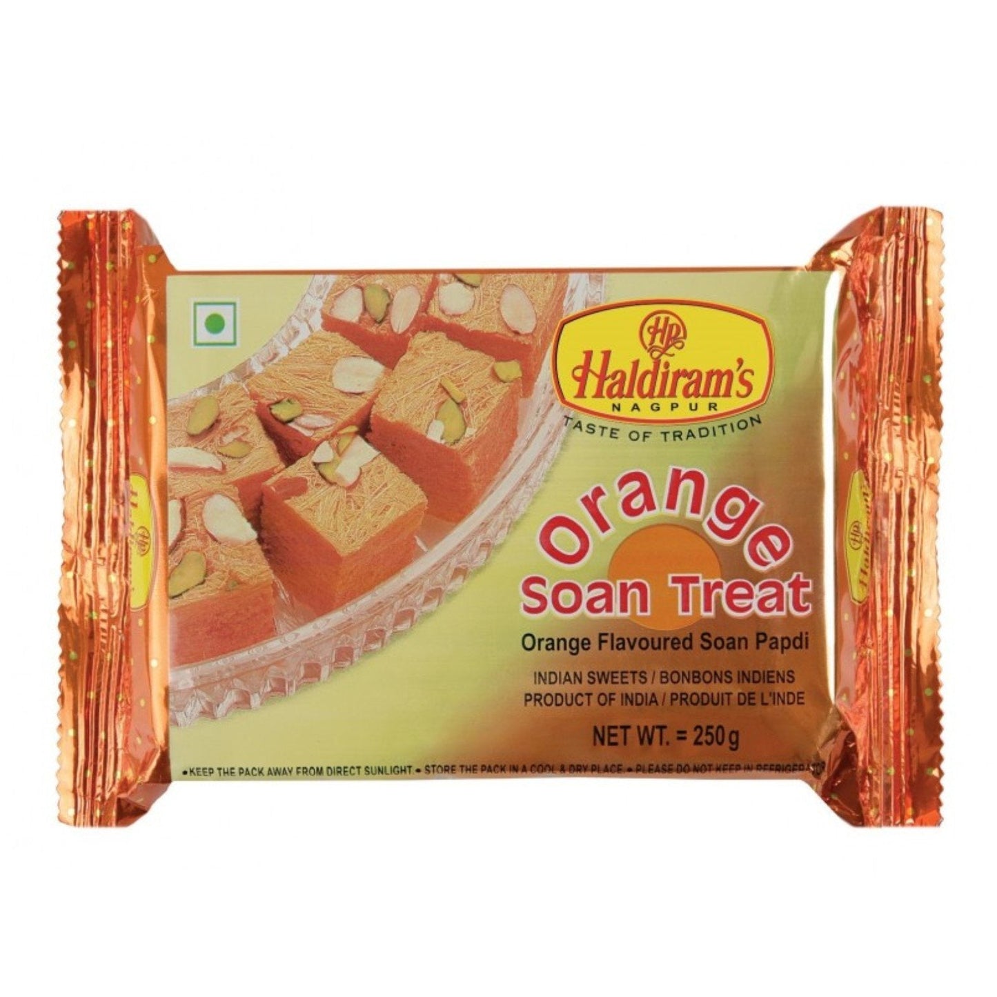 Haldiram Orange Flavour Soan Papdi