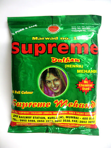 Supreme Herbal Henna Dulhan Mehendi Regular Powder