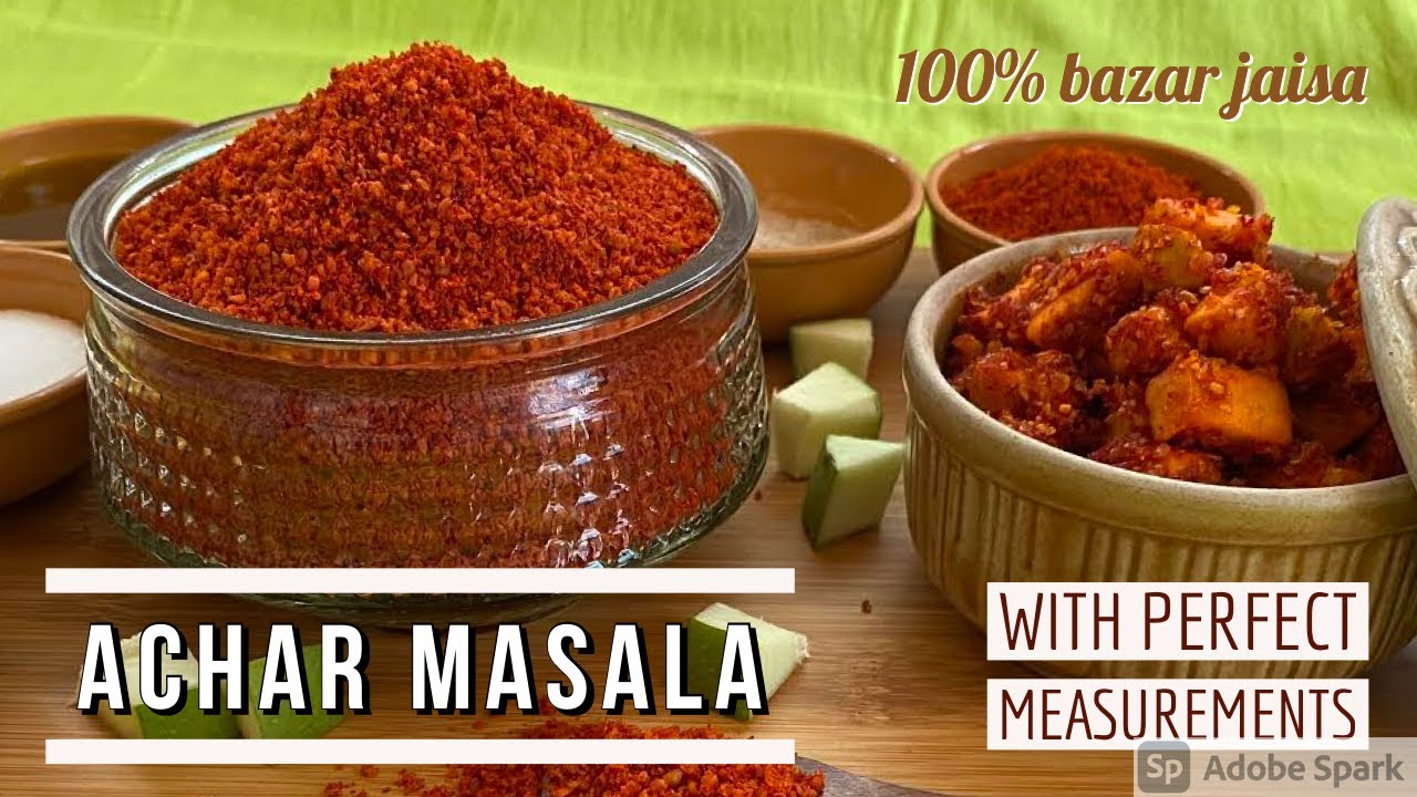 Homemade Achar Masala