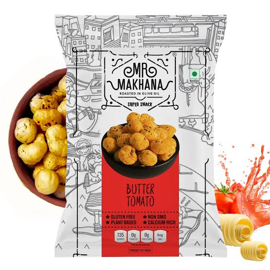 Mr Makhana Super Snack Butter Tomato 75 g
