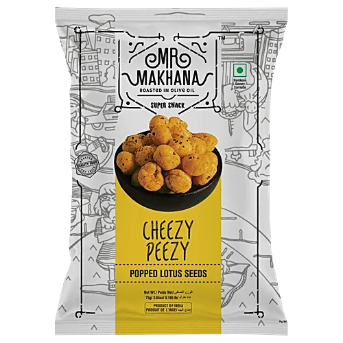 Mr Makhana Super Snack Cheezy Peezy 75 g