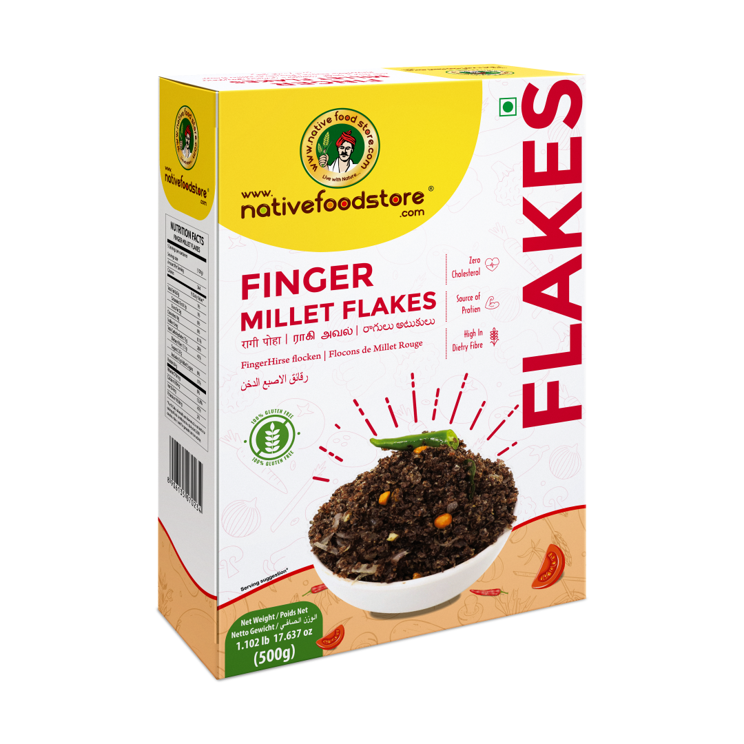 Native Food Store Ragi/Finger Millet Flakes