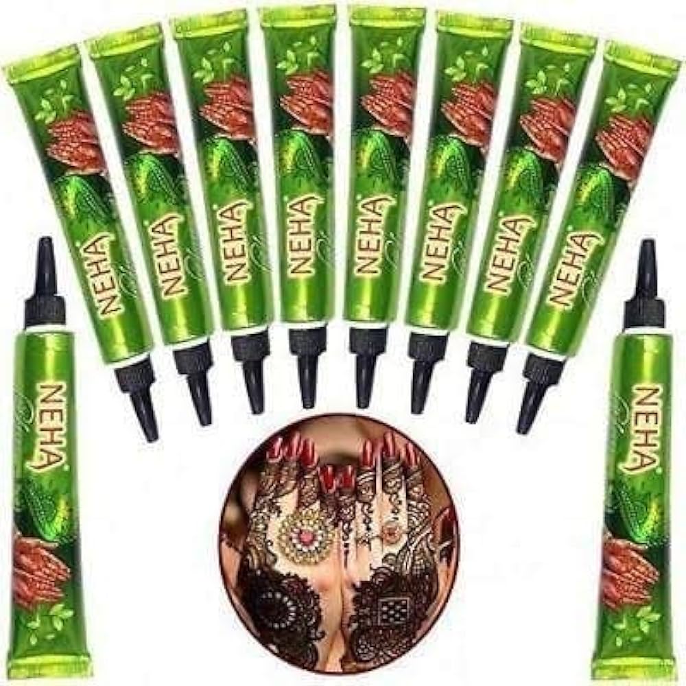 Neha Fast Colour Mehendi 100% Herbal Mehedi 1 Tube