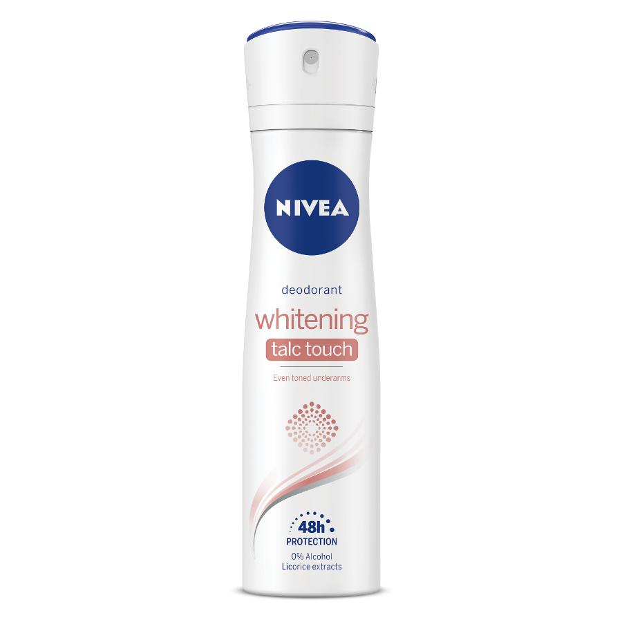 Nivea Deodorant Whitening Talc Touch Spray