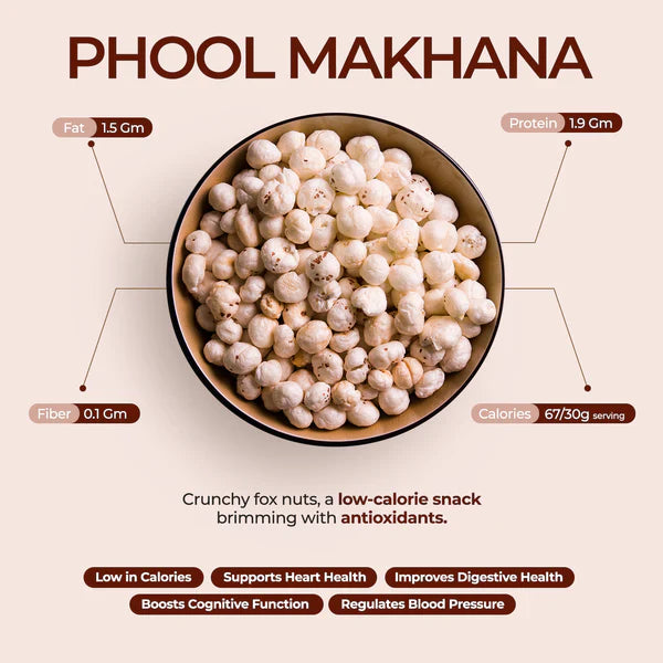 Phool Makhana Plan 100 g (Lotus Seeds/Fox Nuts) 100 g