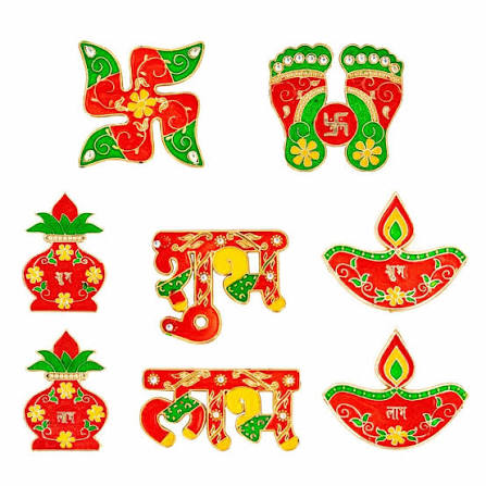 Shubh Labh Sticker (Multiple Colors)