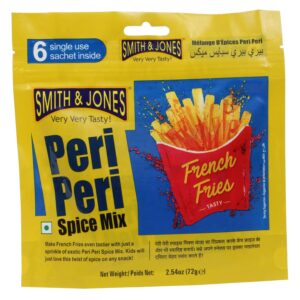 Smith & Jones Peri Peri Masala x 14 sachet inside