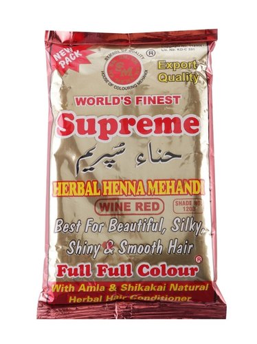 Supreme Herbal Henna Mehandi Wine Red