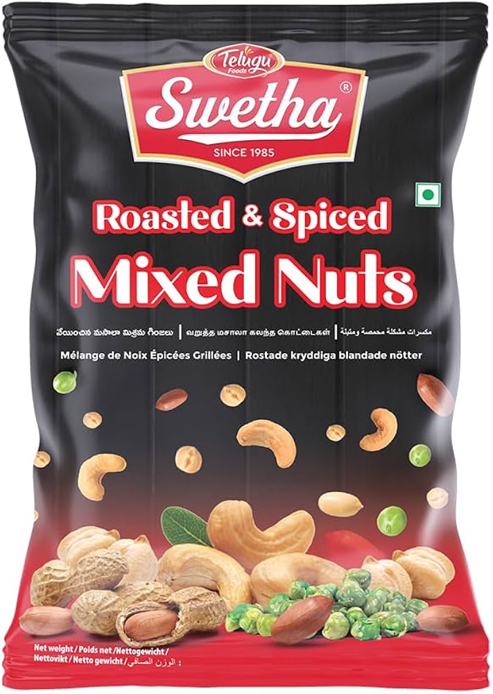 Swetha Telugu Foods Roasted & Spiced Mixed Nuts