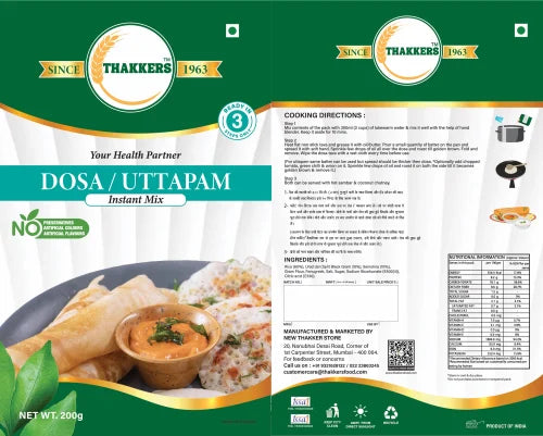 Thakkers Dosa/Uttapam