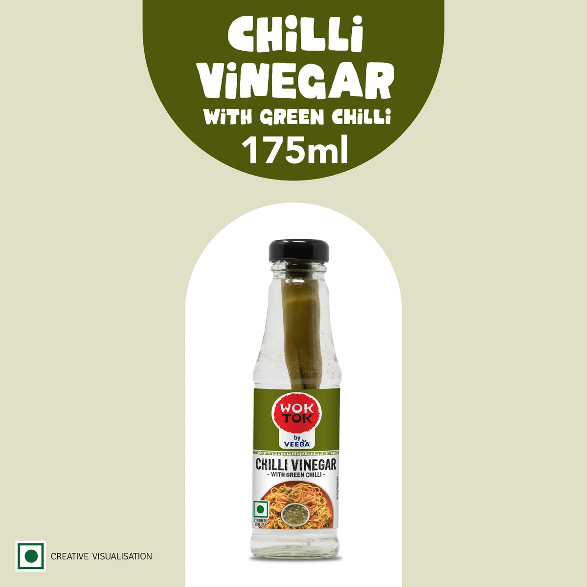 Veeba Wok Tok Chilli Vinegar With Green Chilli