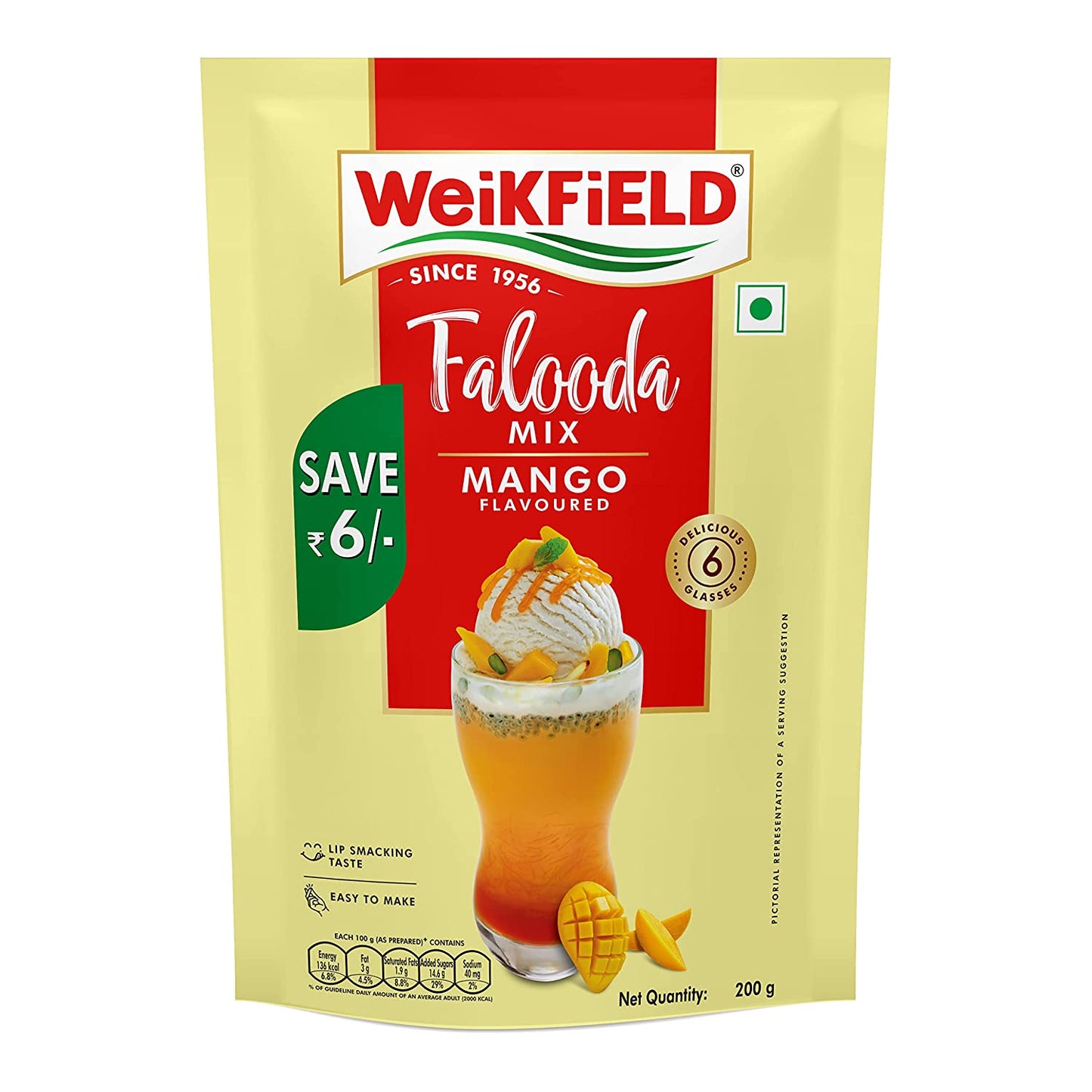 Weikfield Falooda Mix Mango Flavoured
