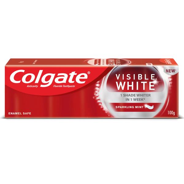 Colgate Visible White Sparkling Mint Fluoride Toothpaste